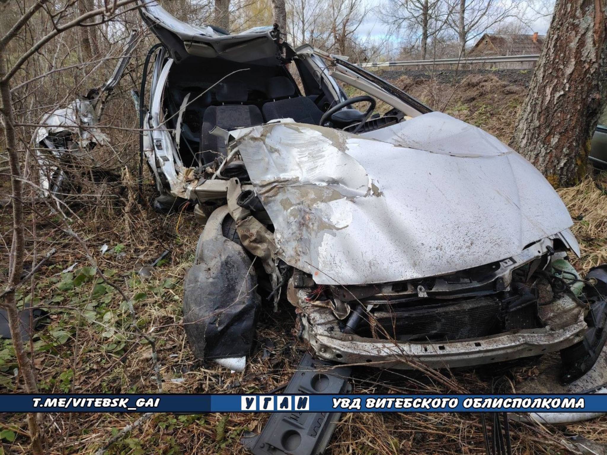 В Городокском районе в ДТП пострадал водитель