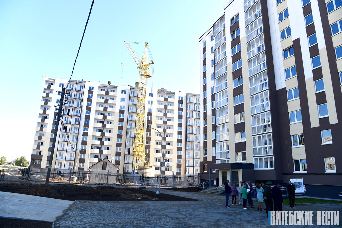 Новое жилье и транспортное сообщение. В Витебске завершается застройка микрорайона