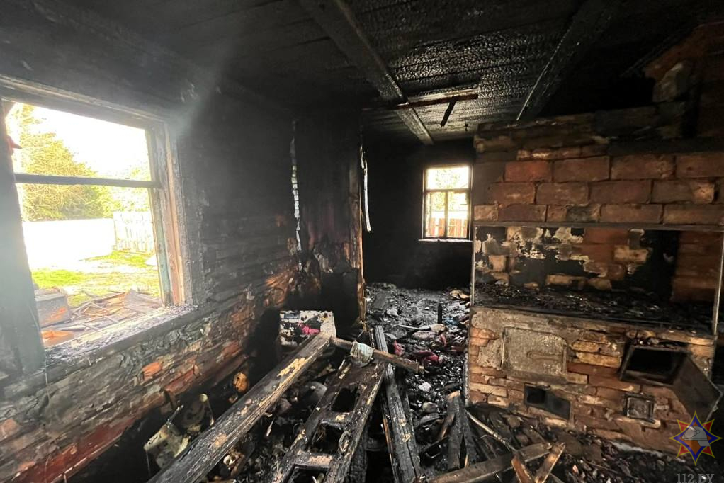 На пожаре в Полоцке погибла пенсионерка