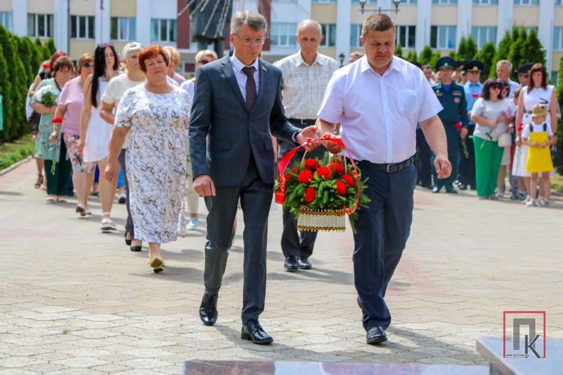 В Поставах прошел митинг-реквием 