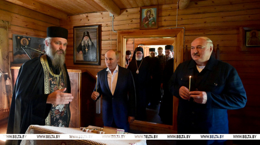 Лукашенко и Путин встретились на острове Валаам