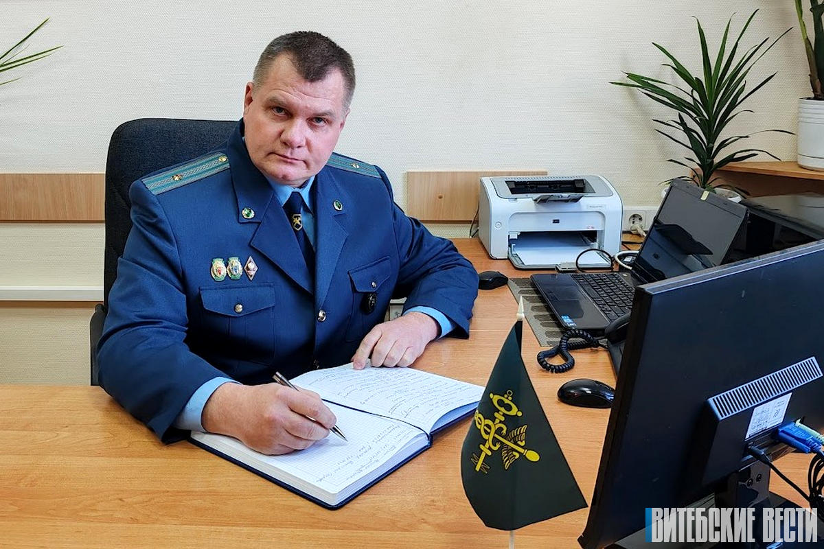 Почему старший оперуполномоченный Александр Базылев считает, что правильно выбрал работу в Витебской таможне?