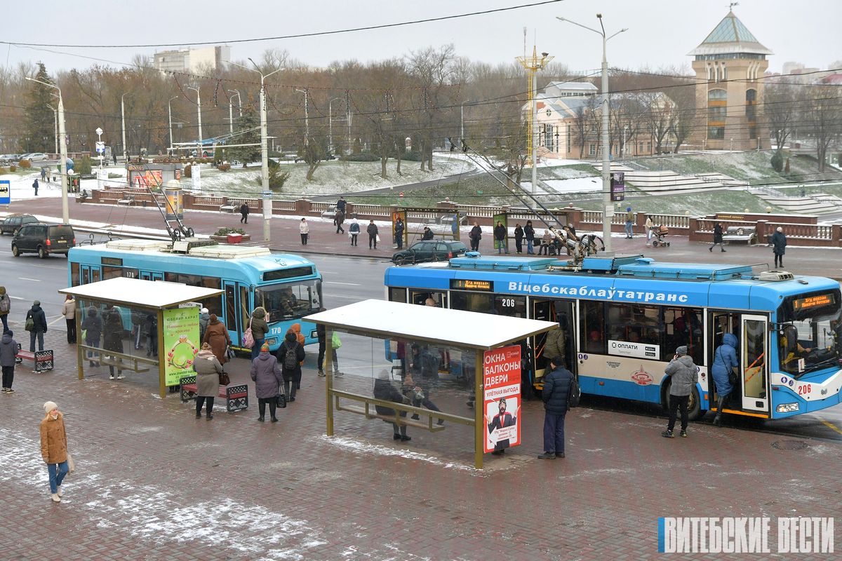 В Витебской области внесены изменения в расписание общественного транспорта в период новогодних и рождественских праздников