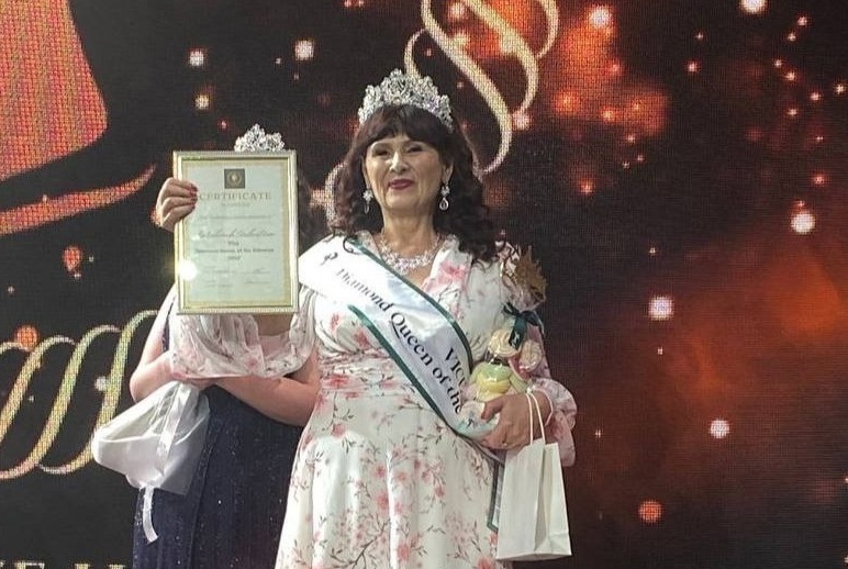 Валентина Курилёнок из Глубокского района  стала обладательницей титула Vice Diamond Queen of the Universe – 2025