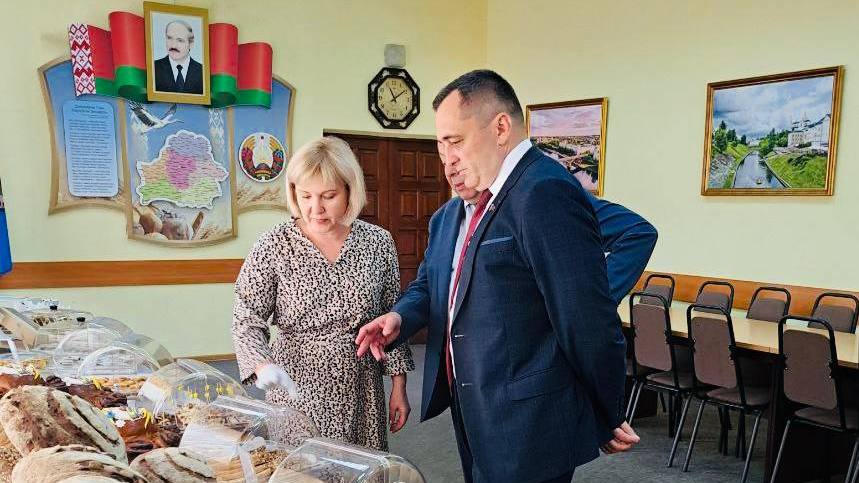 Александр Субботин посетил  "Витебскхлебпром"