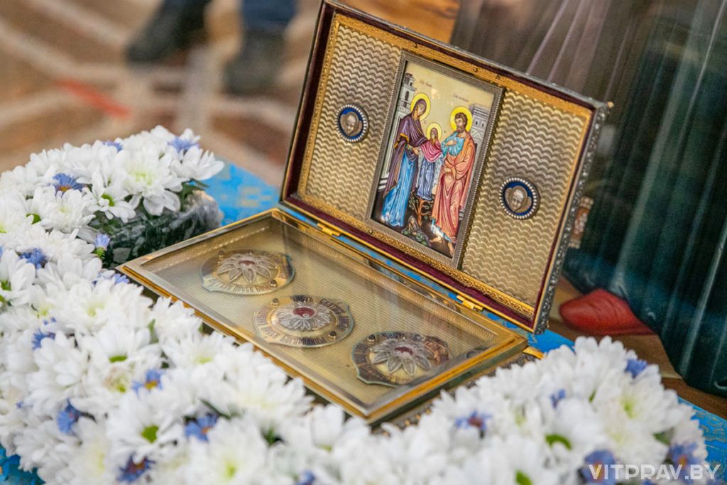 В Витебск прибудет ковчег с частью Пояса Пресвятой Богородицы и святыми мощами святых праведных Иоакима и Анны