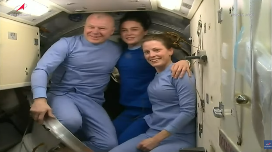 На МКС закрыли переходные люки между кораблем "Союз МС-24" и орбитальной станцией