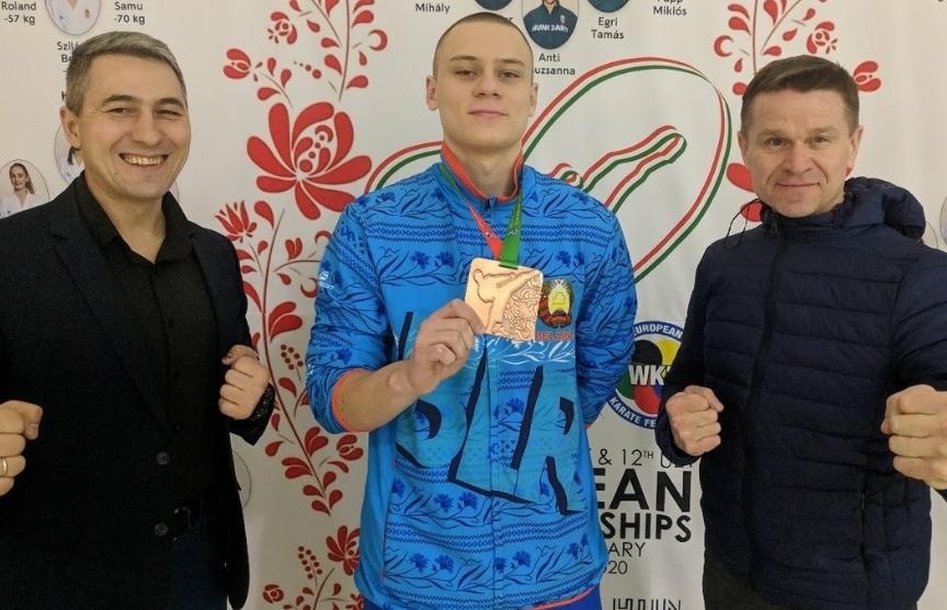 Витебчанин Никита Гайко завоевал бронзу на молодежном чемпионате Европы по карате