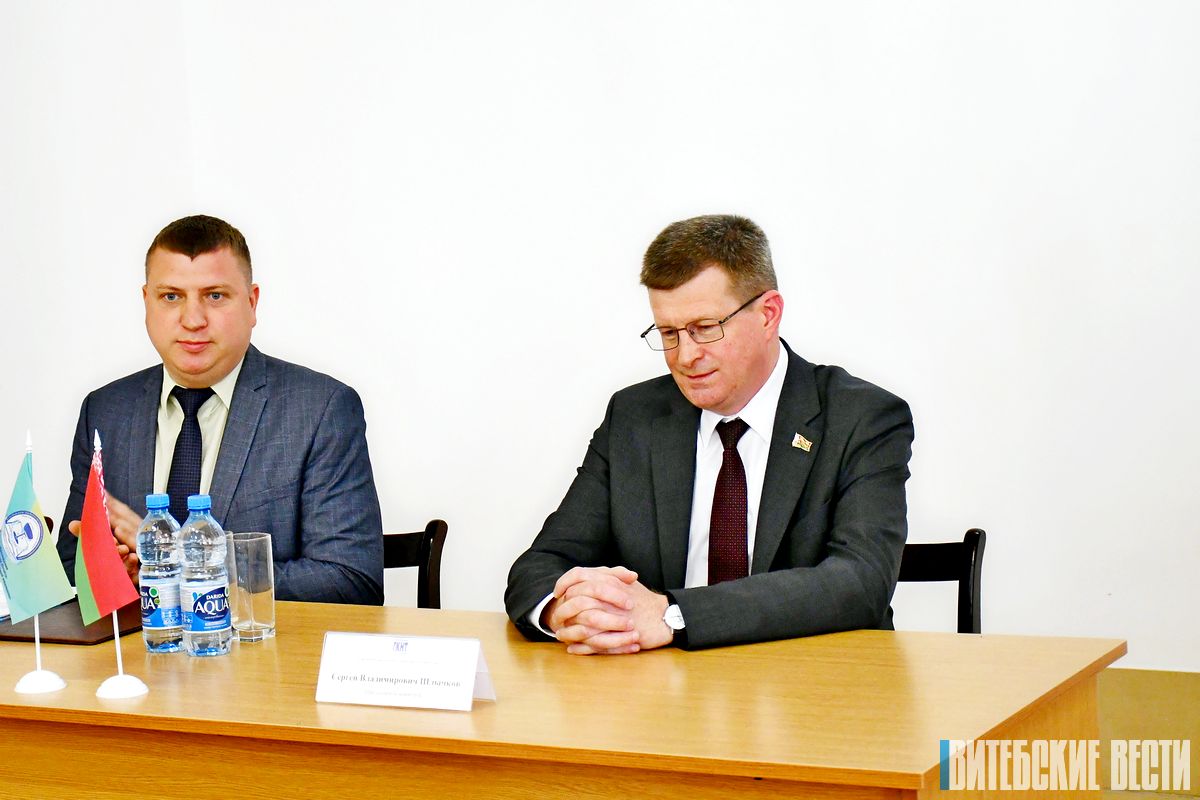 Студенты Витебской ветакадемии встретились с председателем Государственного комитета по науке и технологиям Сергеем Шлычковым