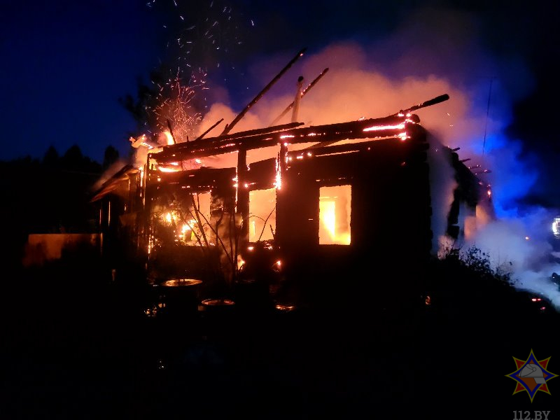 На пожаре в Полоцком районе погиб мужчина