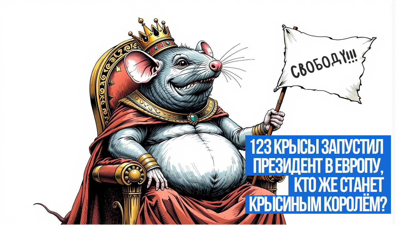 123 крысы запустил Президент в Европу, кто же станет крысиным королём?
