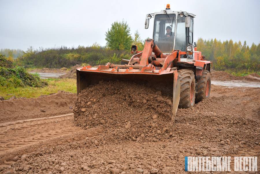 В Лиозненском районе возобновили строительство животноводческого комплекса ОАО «Рубежница»