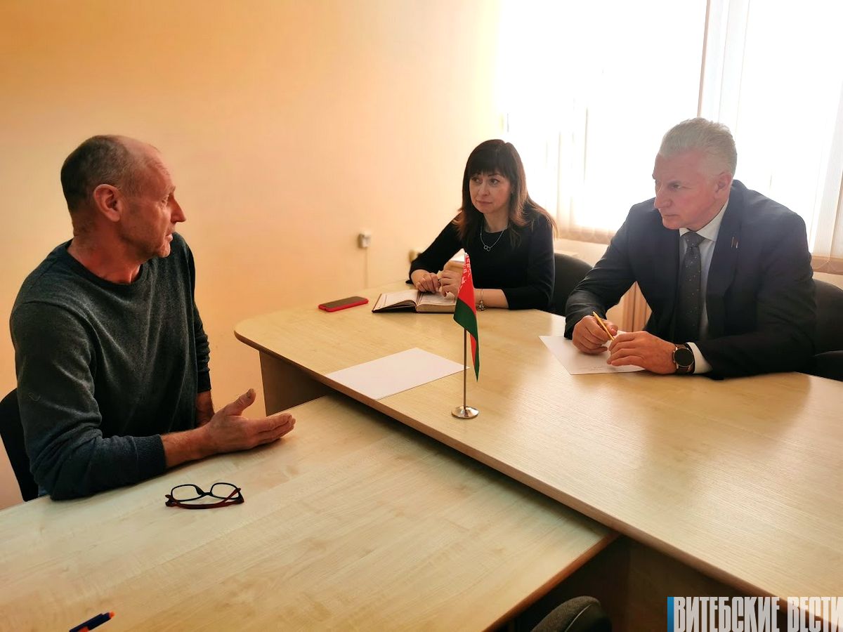 Член Совета Республики Национального собрания Беларуси Анатолий Щастный посетил Городокщину