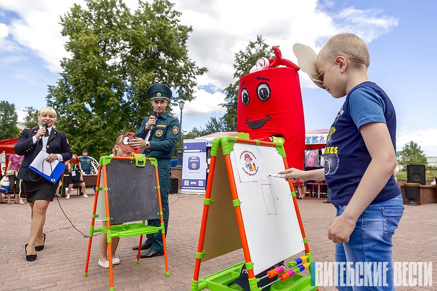 Спасатели провели в Витебске праздник огнетушителя