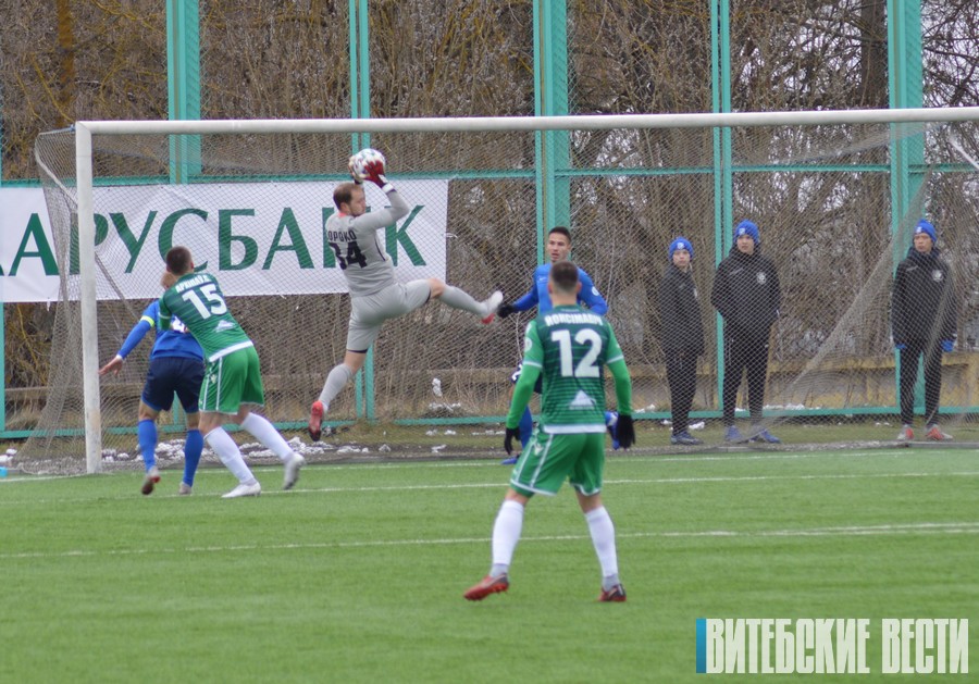 Футболисты «Витебска» обыграли «Городею» в стартовом туре чемпионата Беларуси
