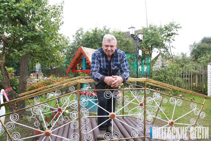 Пенсионер из Лиозно показал, как превратить земельный участок в мини-курорт для души