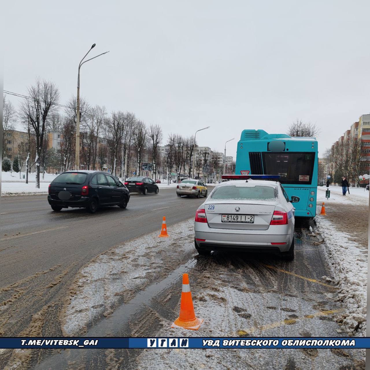 В Витебске пострадал несовершеннолетний пешеход