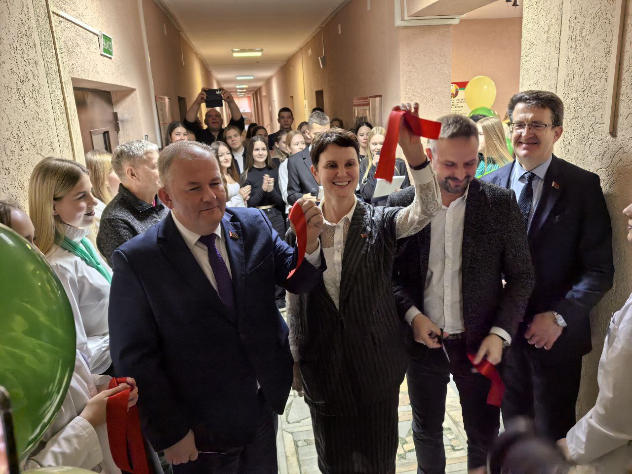 Обновленное крыло общежития для учащихся Витебского государственного медицинского колледжа им. академика И. Антонова открыли после ремонта