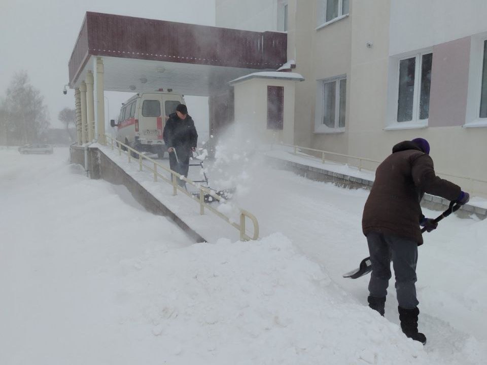 Коллективы учреждений здравоохранения и отраслевой профсоюз Витебской области вышли на борьбу со стихией