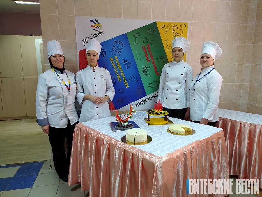 В Витебске провели областной этап конкурса WorldSkills Belarus среди кондитеров