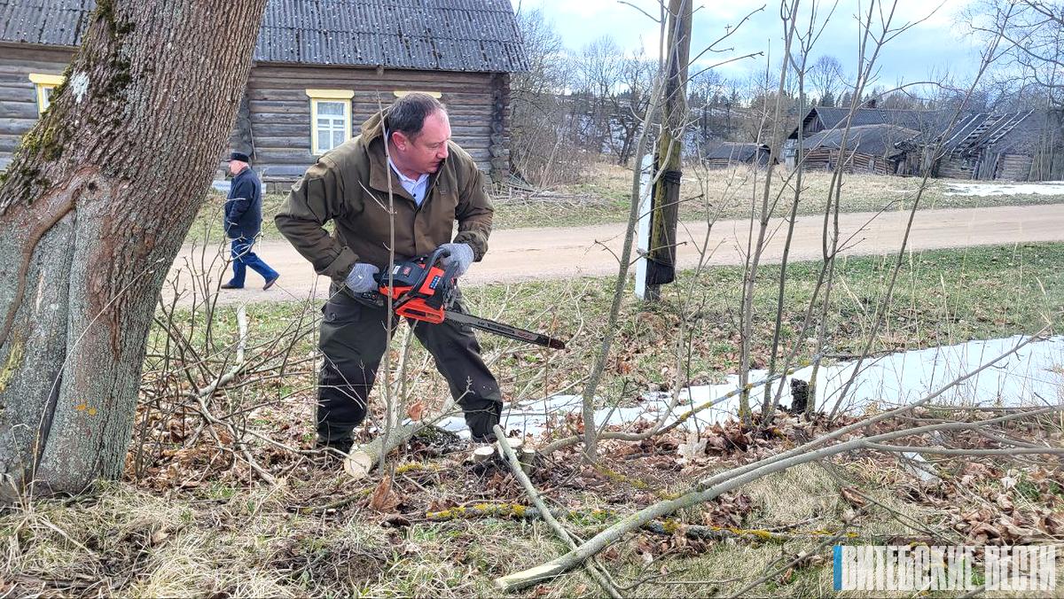 В Оршанском районе  в день проведения республиканского субботника объявили начало недели благоустройства региона