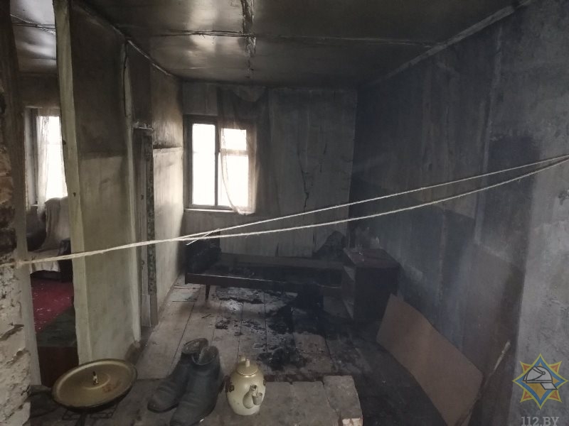 В Оршанском районе курильщик из-за непотушенной сигареты сгорел в собственном доме