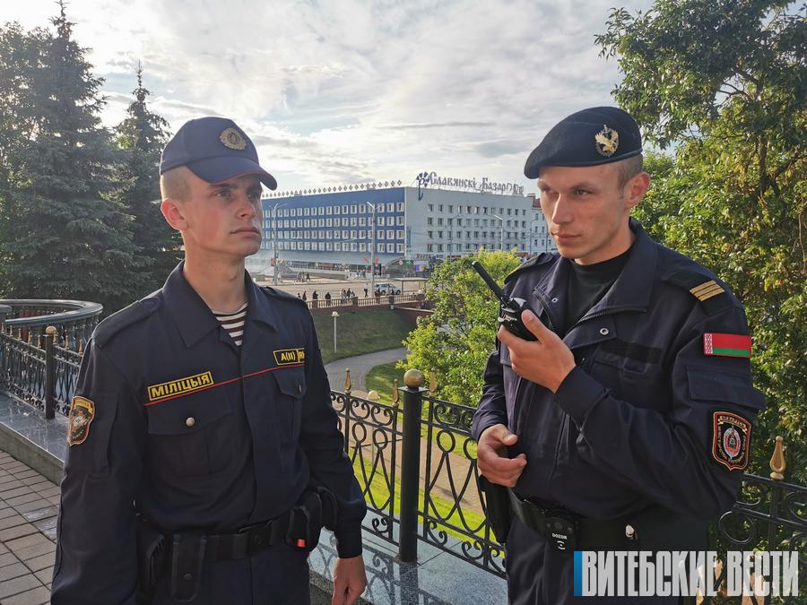Витебские правоохранители  во время Международного фестиваля искусств «Славянский базар в Витебске» несут службу в усиленном режиме