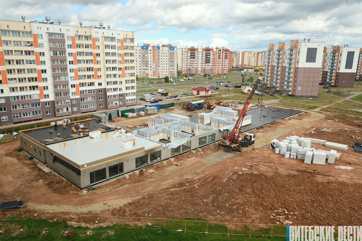 В Витебске строят уникальное для города учреждение образования