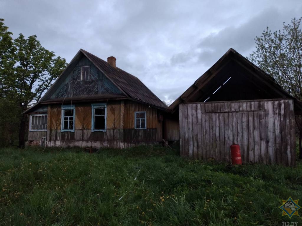 В Ушачском районе одновременно горели два дома