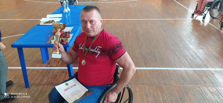 В Витебске прошёл открытый чемпионат по настольному теннису среди инвалидов с нарушениями ОДА