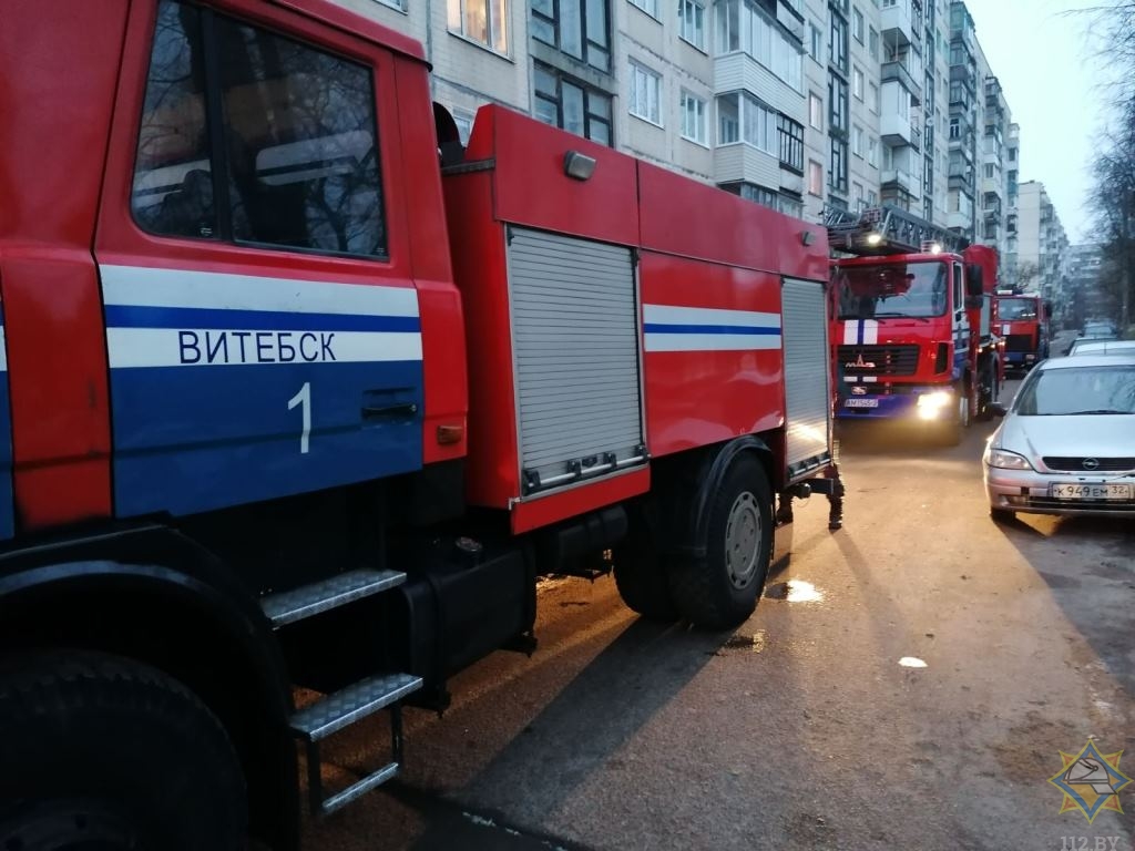 7 пожаров произошло за сутки в Витебской области