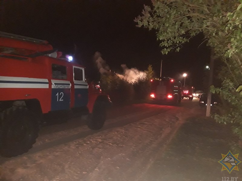 В Шумилино горел двухквартирный жилой дом