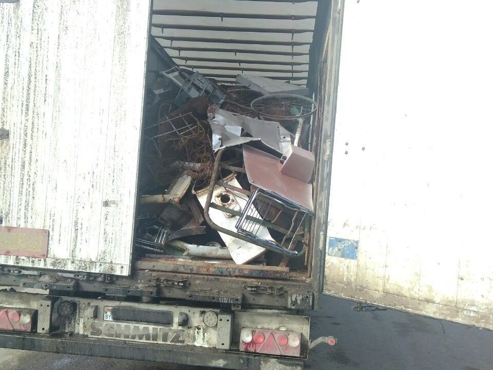 В Россонском районе задержали грузовик с 20 т металлолома