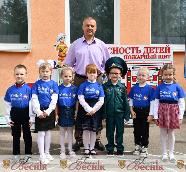 В яслях-саду №2 Городка появилась развлекательно-образовательная  площадка «Служба спасения»