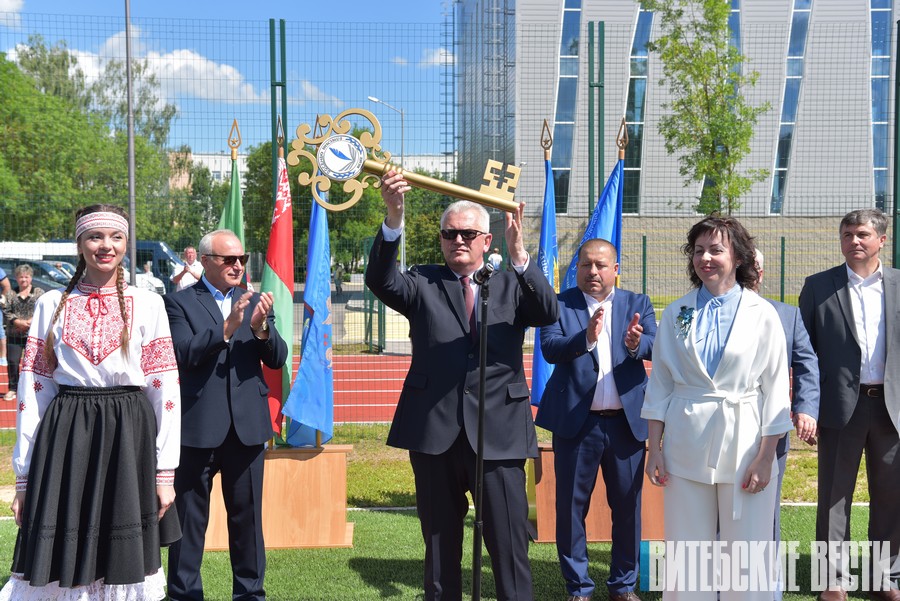 Многофункциональный спортивный комплекс открыли в Витебском госуниверситете