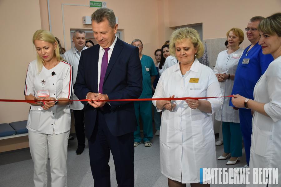 Новый рентген-кабинет открыли в Витебском областном детском клиническом центре