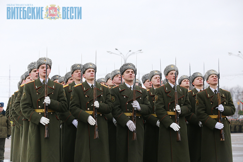 День защитников Отечества и Вооруженных Сил Беларуси отметили в Витебске (+ФОТО, ВИДЕО)