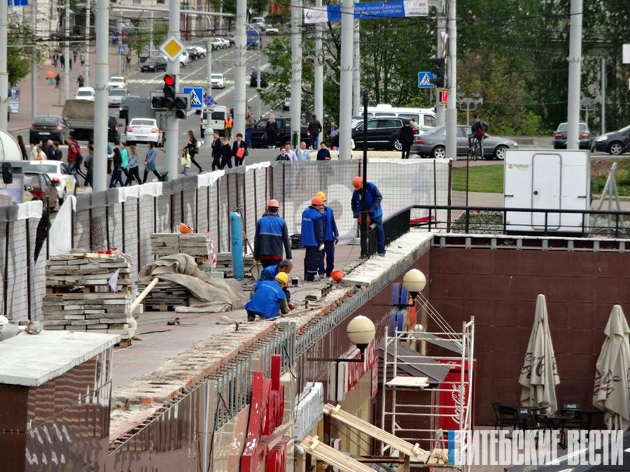 В Витебске к "Славянскому базару-2019" построят гранитную балюстраду напротив Летнего амфитеатра