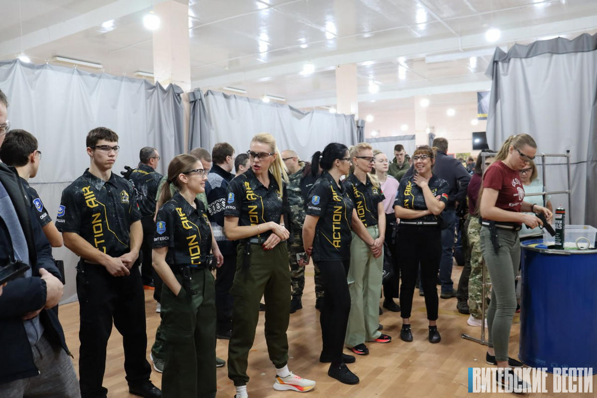 В Витебске состоялся открытый турнир по практической стрельбе из пневматического оружия «Северный рубеж»